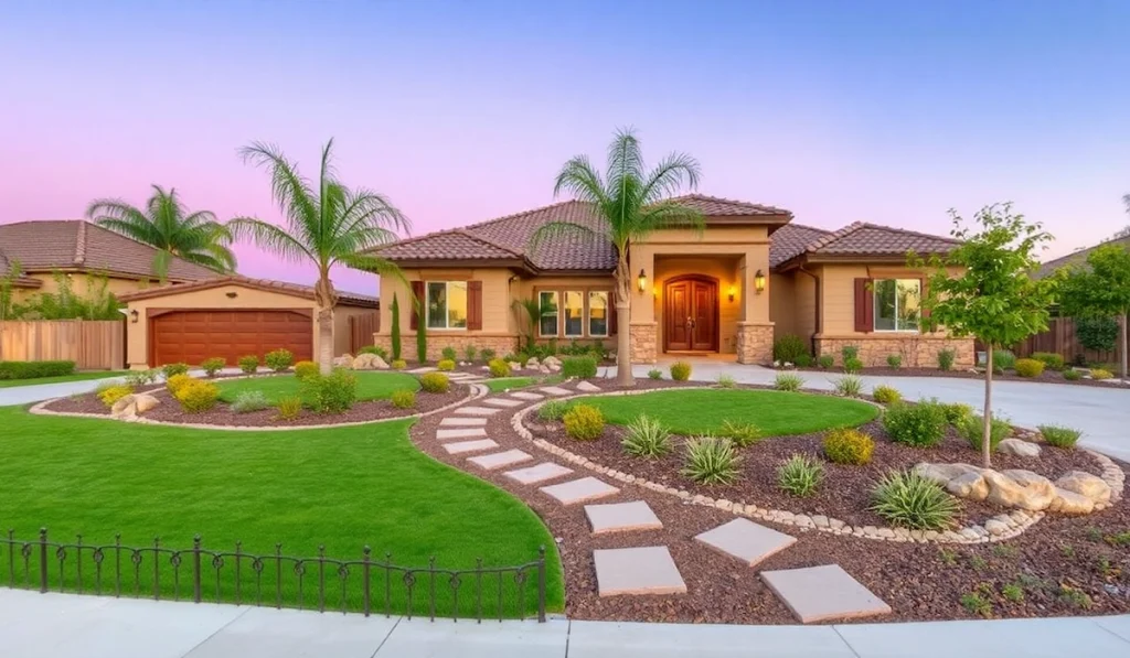 Landscaping features