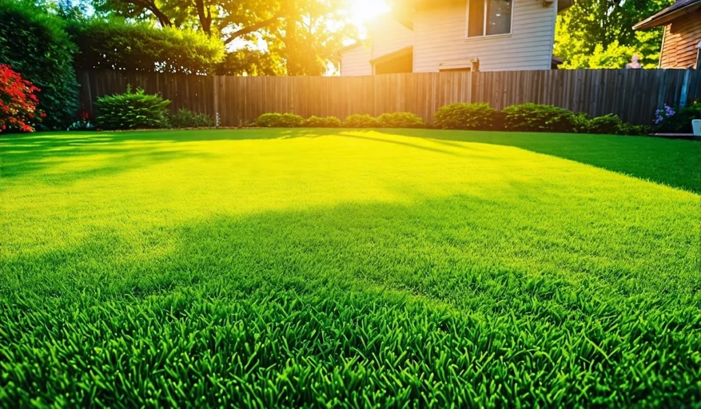 Neat and clean lawn