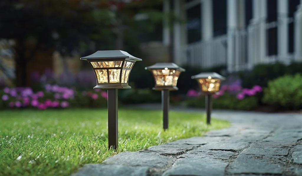 Modern Front Yard Lighting