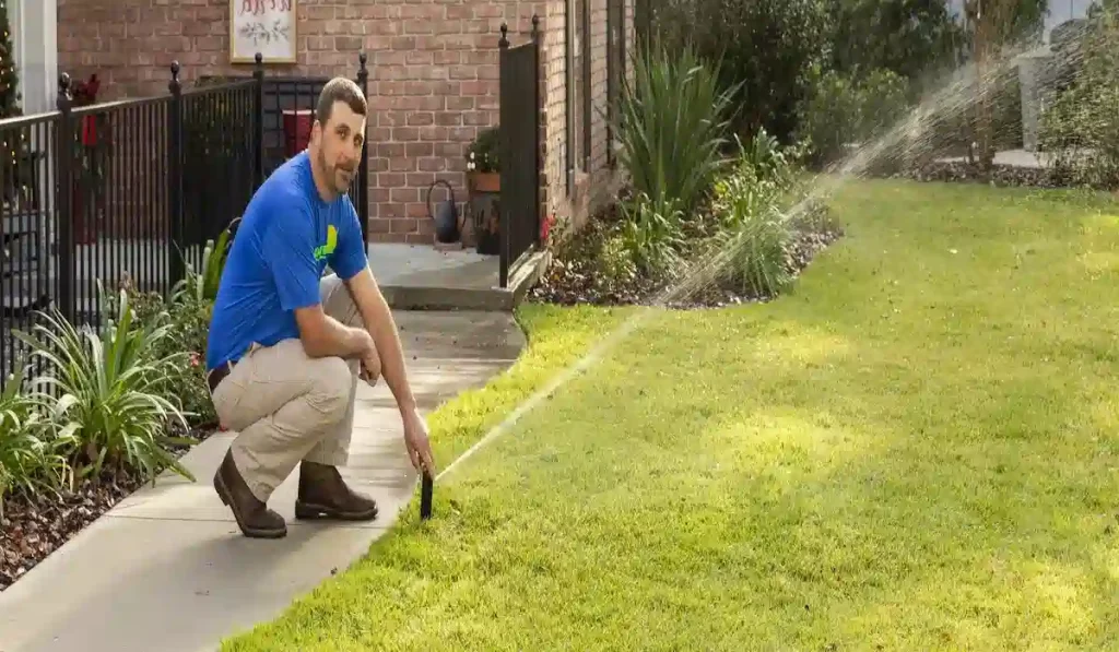 Installing irrigation system