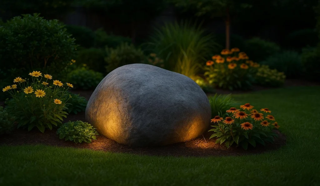 Large Feature Stones as Focal Points