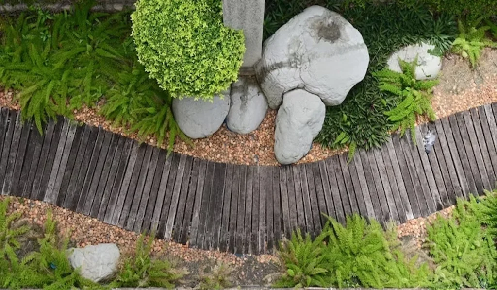 Reclaimed Wood Garden Features