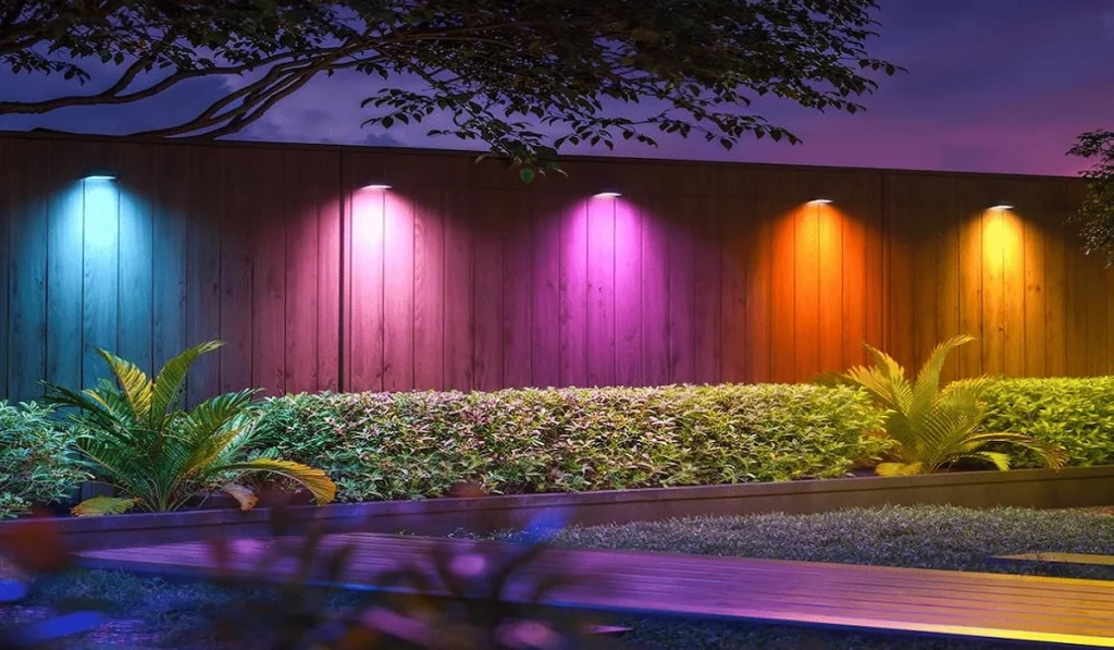 Fence landscape Lighting 