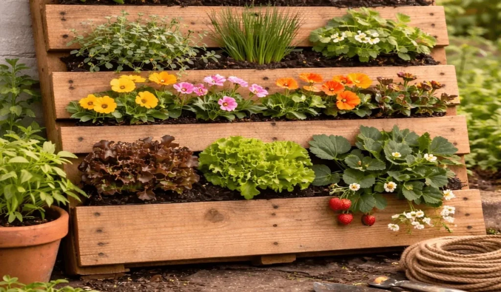 How to Prepare a Pallet Planter for Plants
