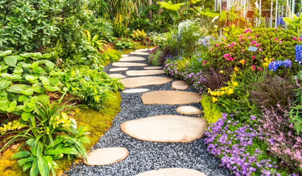 Winding Garden Paths