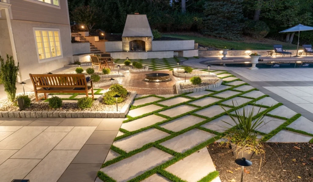 Hardscaping (Patios, Walkways, Lighting)