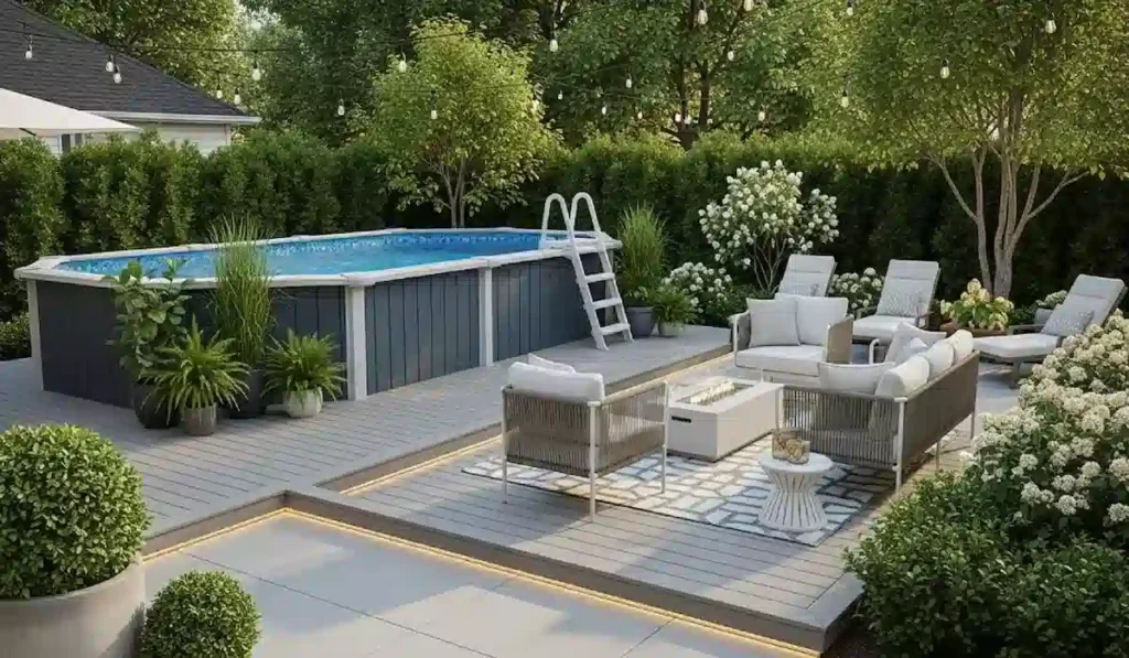 Landscaping Ideas for Above-Ground Pools (Budget-Friendly + Stunning Designs)