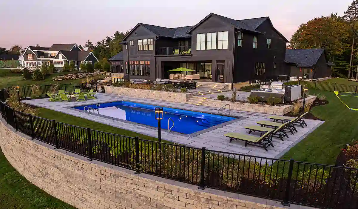 Backyard Rectangular Pool Landscape Design | Expert Guide - Dreamscapes