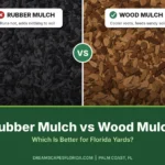 Rubber Mulch vs Wood Mulch: Which Is Better for Florida Yards?