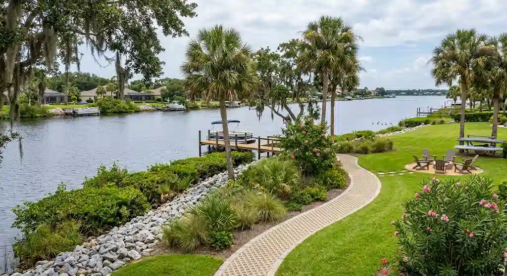 Waterfront Landscaping in Palm Coast and Flagler County, FL